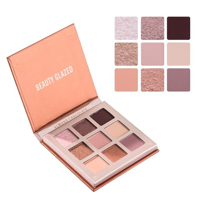 Beauty Glazed Chocolate 9 Color Eyeshadow Palette Collection