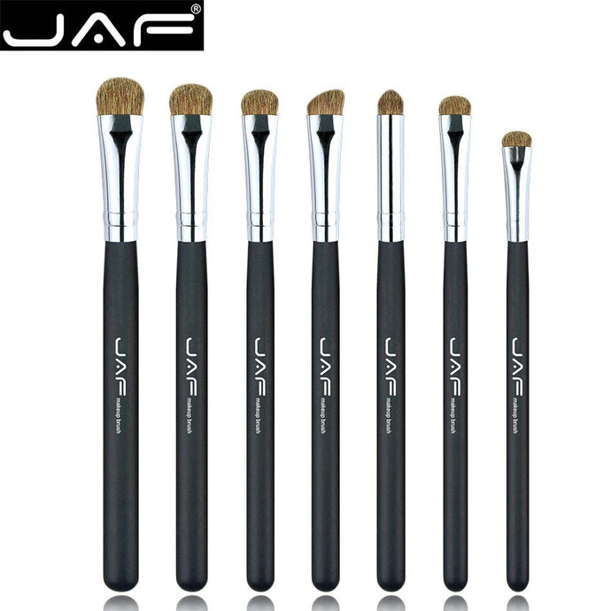 JAF 7 Piece Eyeshadow Brush Set Black
