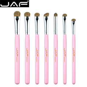 JAF 7 Piece Eyeshadow Brush Set Pastel Pink