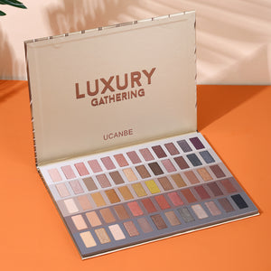 Ucanbe Luxury Gathering 60 Colors Neutral Eyeshadow Palette