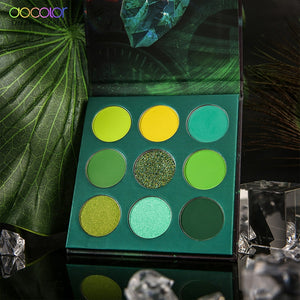 Docolor Time 9 Colors Eye Shadow Palette Green