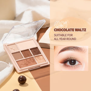 FOCALLURE Cake Total Looks Face Makeup Palette #01 Chocolate Waltz