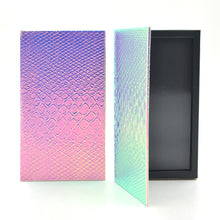 Load image into Gallery viewer, Holographic Mermaid Magnetic Empty Eyeshadow Palette Large