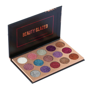 Beauty Glazed Pressed Glitter Eyeshadow Palette