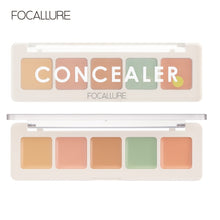 Load image into Gallery viewer, FOCALLURE 5-Color CC Concealer Palette