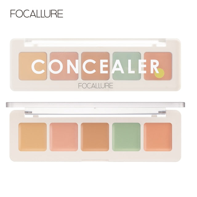 FOCALLURE 5-Color CC Concealer Palette