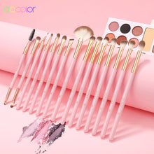 Load image into Gallery viewer, Docolor 15 pieces eye brush set soft pink