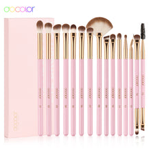 Load image into Gallery viewer, Docolor 15 pieces eye brush set soft pink