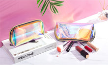 Load image into Gallery viewer, Laser Light Holographic Makeup Bag