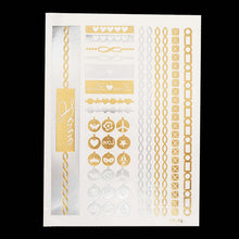 Load image into Gallery viewer, Chains and Arrows Metallic Tattoos