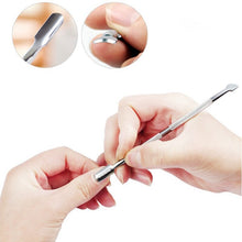 Load image into Gallery viewer, Double-Ended Nail Cuticle Pusher and Remover Set