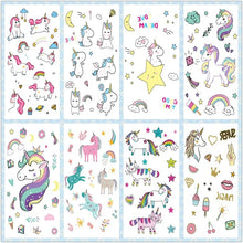Load image into Gallery viewer, Magical Unicorns Temporary Tattoo Sticker