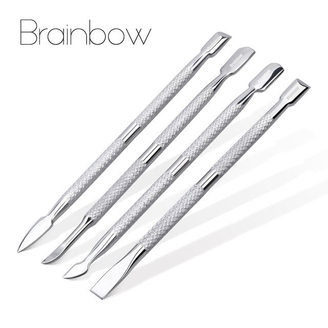 Double-Ended Nail Cuticle Pusher and Remover Set