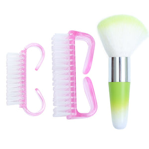 Nail Manicure Cleaning Brush Collection